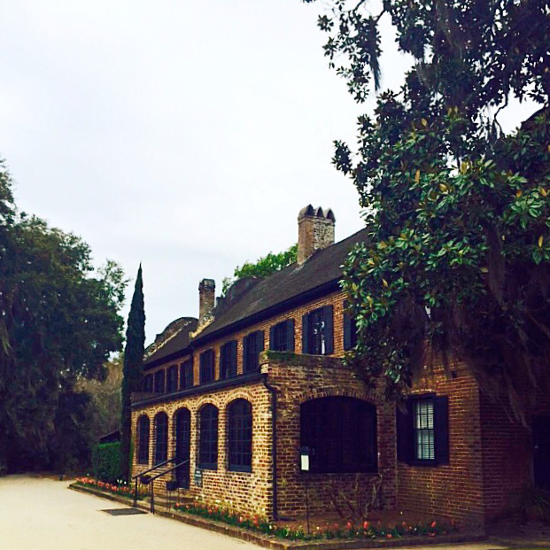 South Wing of the Tudor Mansion at Middleton Place, Charleston, NC.