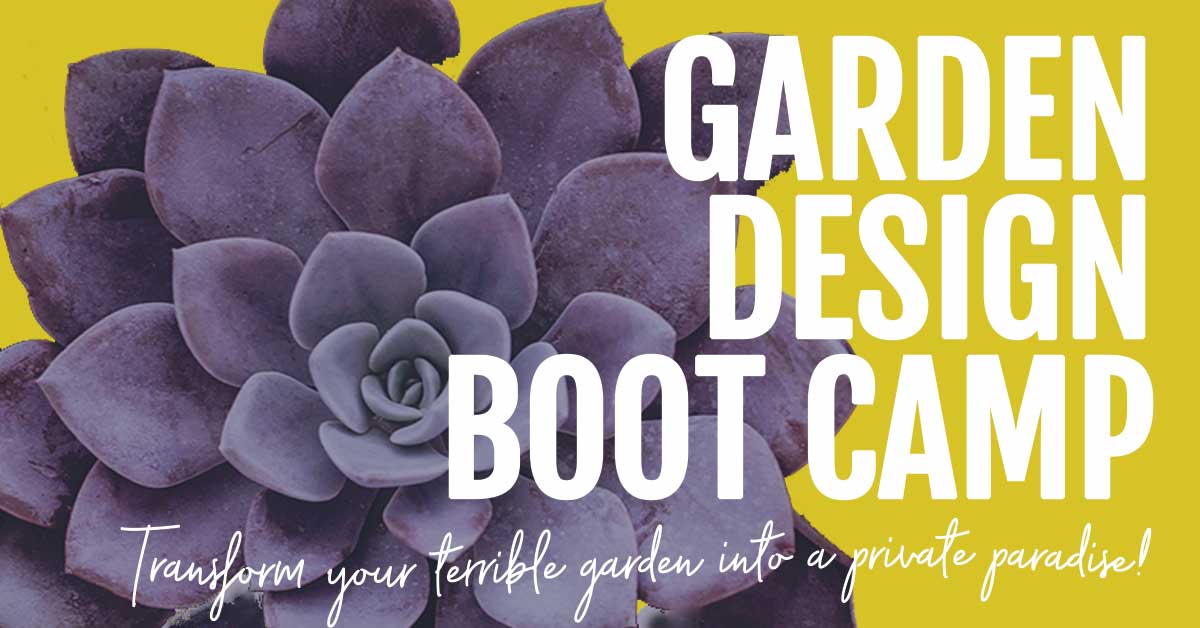 pdbc fb ad2 Garden Design Boot camp - Transform you terrible garden into your private paradise