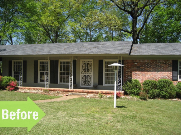 Before After Ranch House Curb Eal Pith Vigor Ranch House Curb Eal Front Yard Posts Door